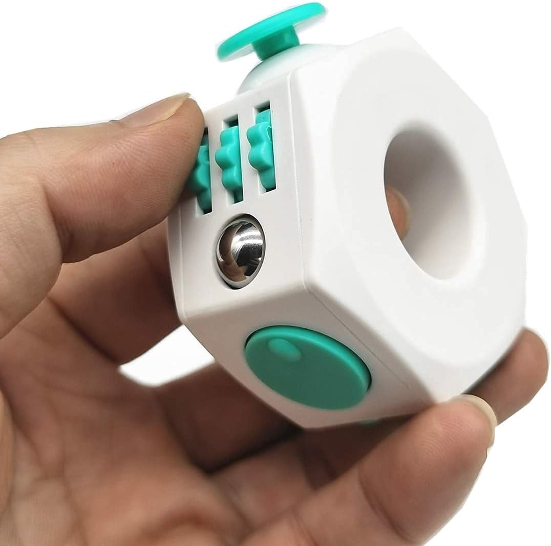 Fidget Cube Decompression Ring Anxiety Toy Relieves Stress 