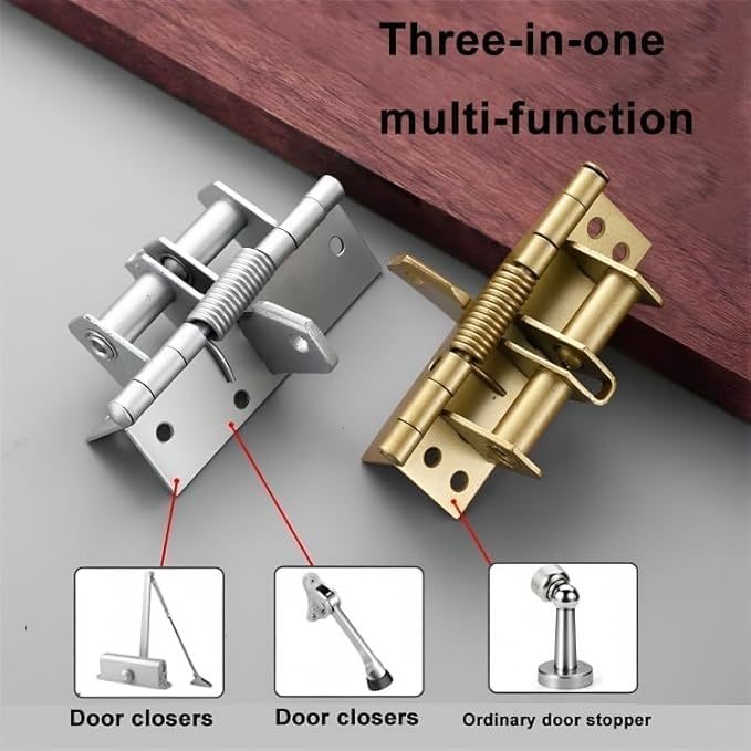 Multifunctional Spring Positioning Hinge Door Closer