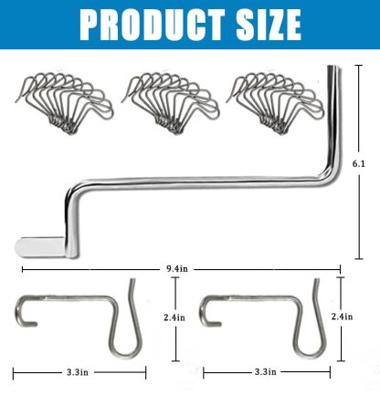 Fence Wire Tensioning Tool for Turnbuckles Barb Wire Tensioner with 304 Stainless Steel for Fast Tighting Metal Fence Post and Garden Fence Wire(20 PCS+Tighteners Handle)