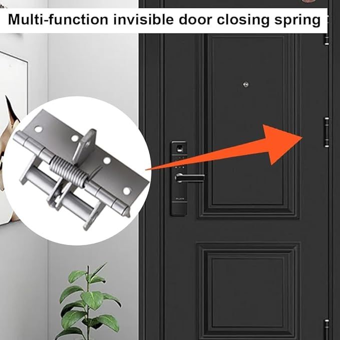 Multifunctional Spring Positioning Hinge Door Closer