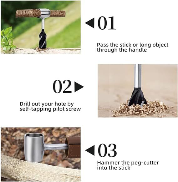 Bushcraft Auger TCT – Bushcraft Hand Auger Wrench