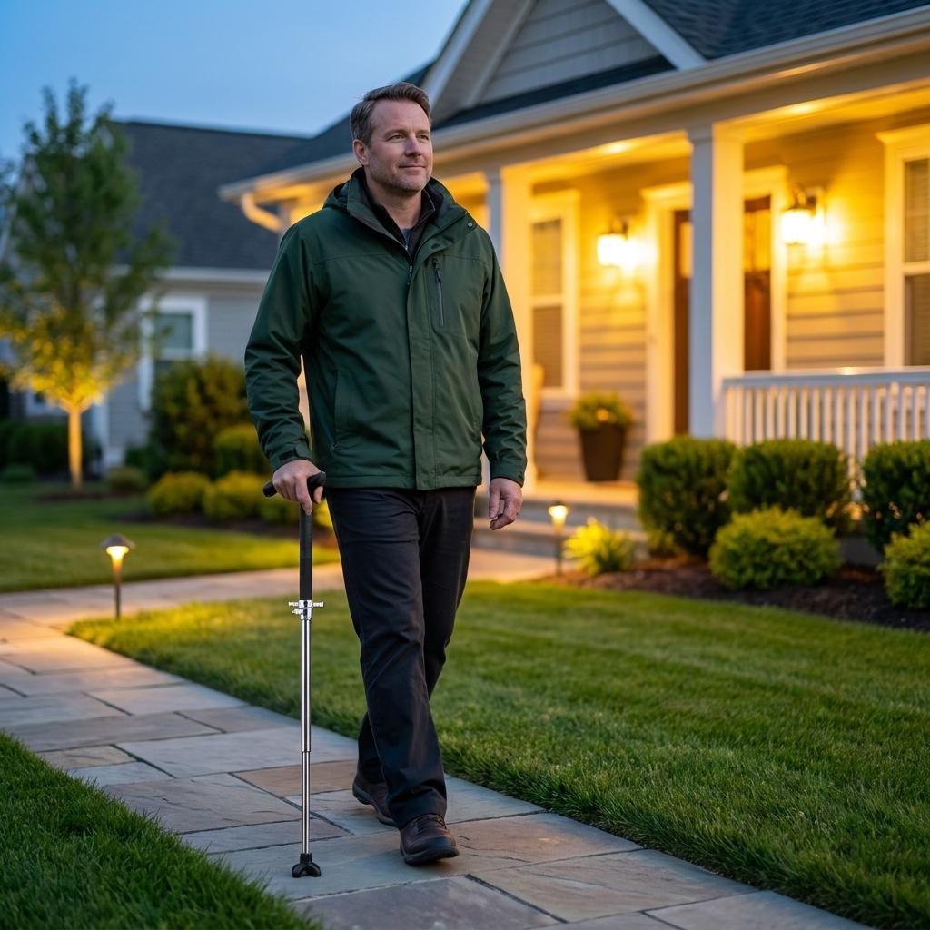 Multi-Function Detachable Support Cane