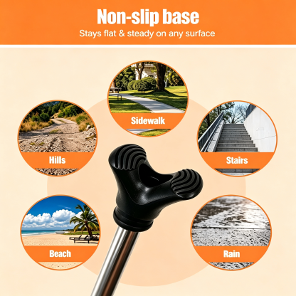 Multi-Function Detachable Support Cane