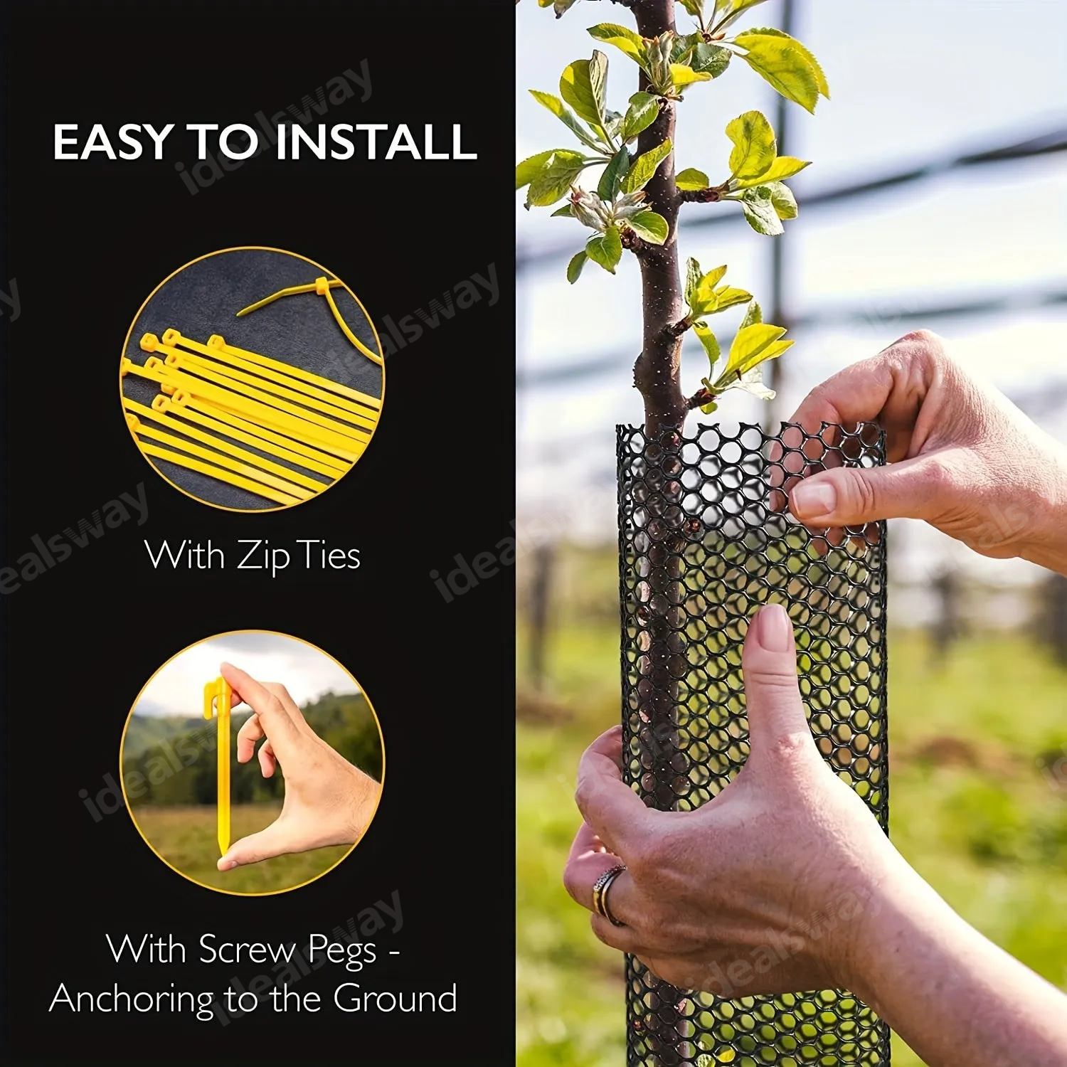 Plastic Chicken Wire Fence Mesh, Hexagonal Fencing Wire For Gardening, Poultry Fencing, Chicken Wire Frame For Crafts, Floral Netting