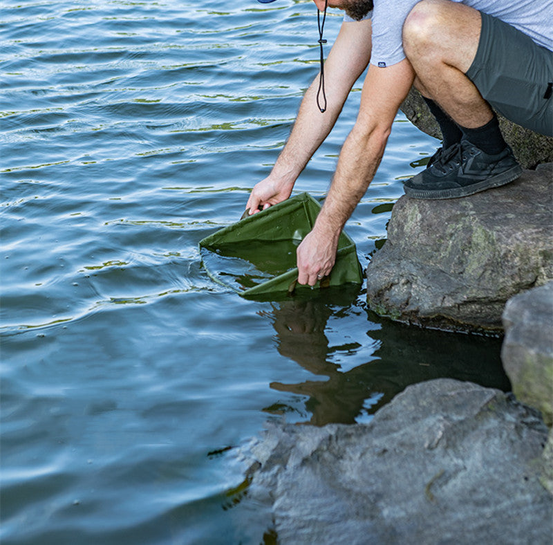 Foldable Square Bucket For Outdoor Travel