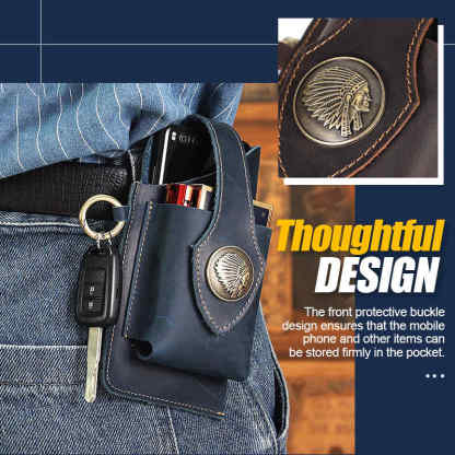 40% OFF- Multifunctional Leather Mobile Phone Bag