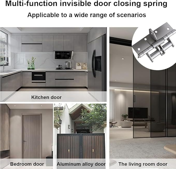 Multifunctional Spring Positioning Hinge Door Closer