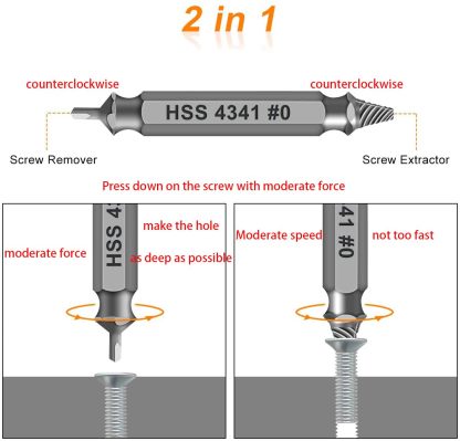 Damaged Broken Screw Extractor Damaged Screw Removal 🔥🔥 Hot Sale 🔥🔥