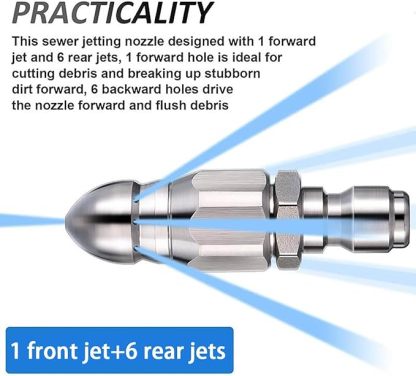 🔥66% OFF🔥Powerful Pipe Cleaning and Unclogging Nozzle