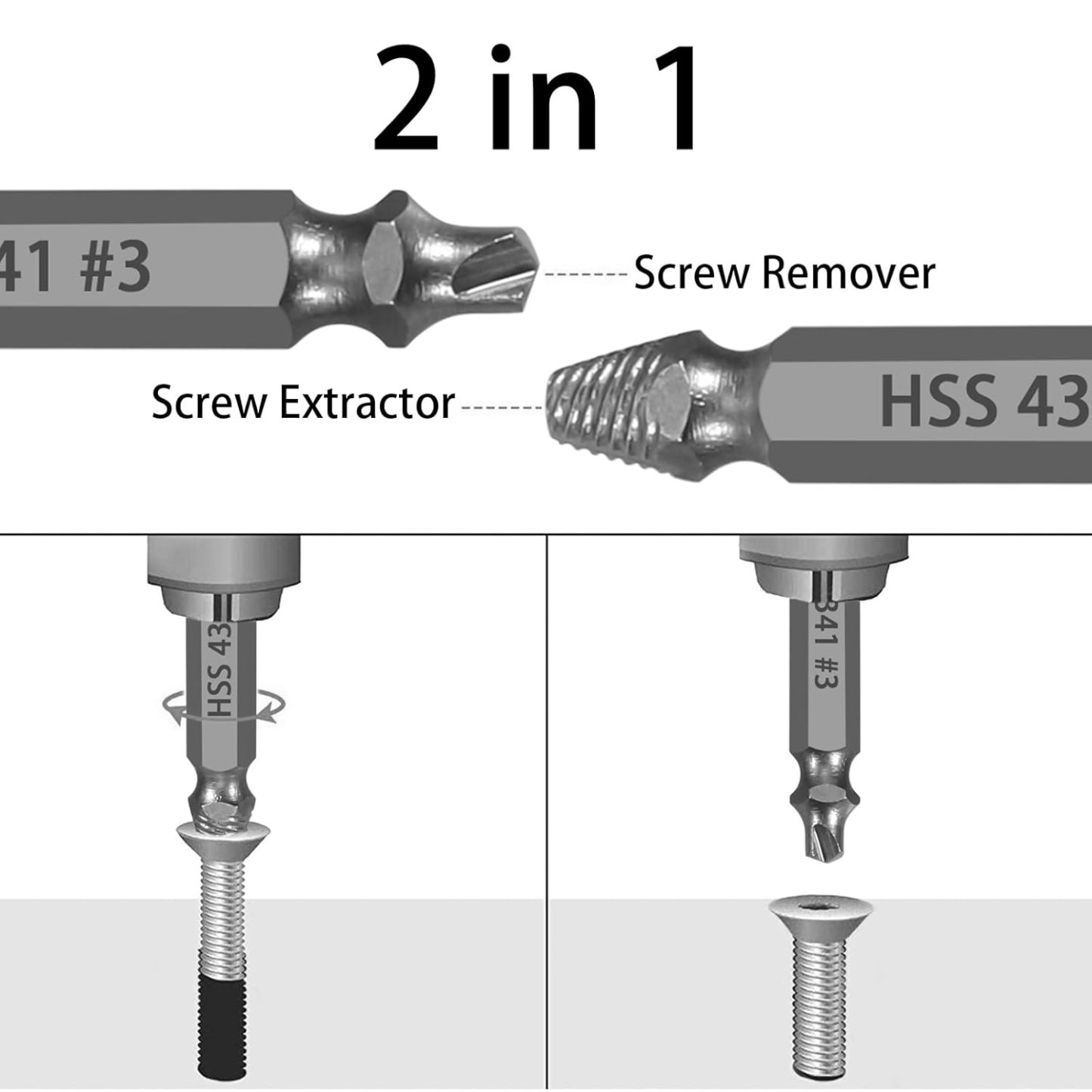 Damaged Broken Screw Extractor Damaged Screw Removal 🔥🔥 Hot Sale 🔥🔥