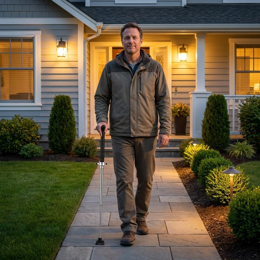 Multi-Function Detachable Support Cane