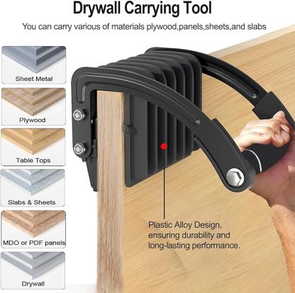 Portable Metal Wood Panel Handle Clip