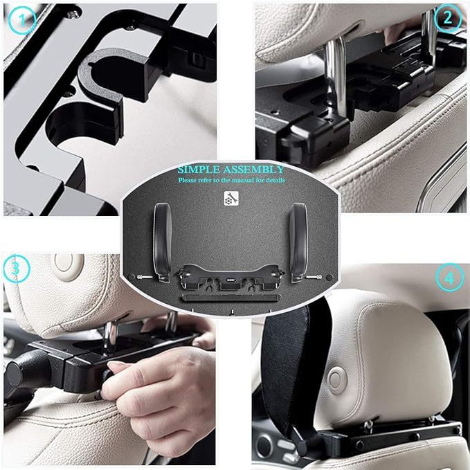 Car neck pillow side headrest