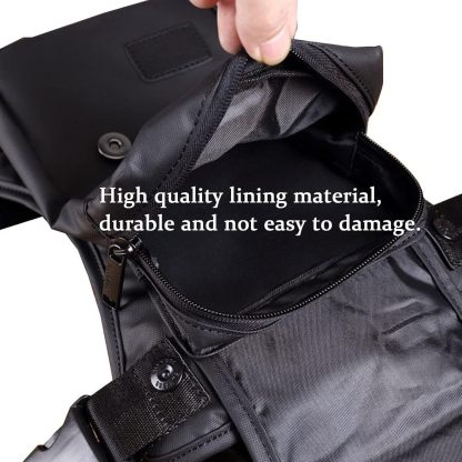 Waterproof Oxford Leg Bag for Men & Women – Versatile Fanny Pack for Motorcycle, Travel & Outdoor Use