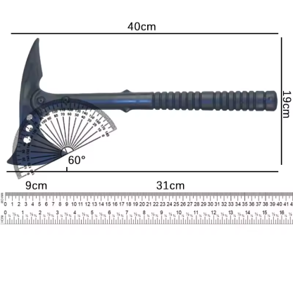 CS Tactical Axe Tomahawk Stainless Steel Blade Outdoor Hunting Camping Survival Axes Hand Tool 