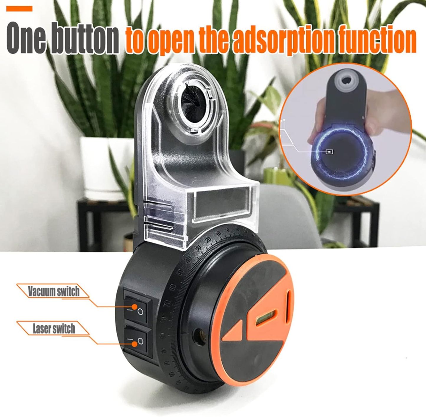🔥🔧Drill Dust Collector, 360° Rotatable 2-in-1 Drill Dust Collector – Effortless Dust-Free Drilling✨