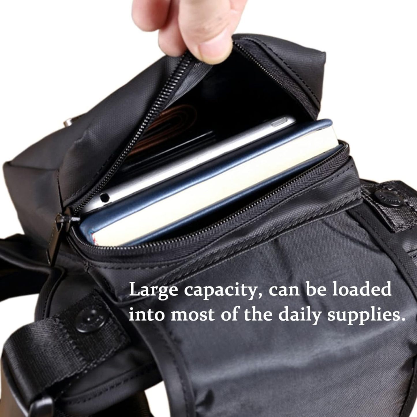 Waterproof Oxford Leg Bag for Men & Women – Versatile Fanny Pack for Motorcycle, Travel & Outdoor Use