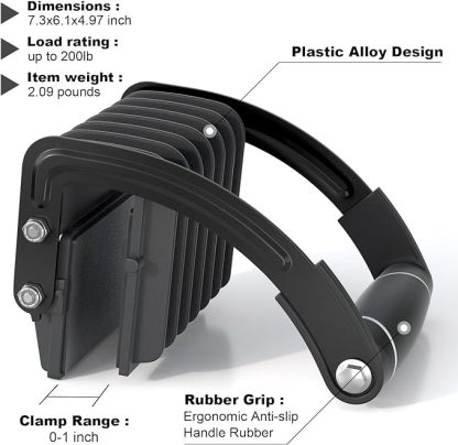 Portable Metal Wood Panel Handle Clip