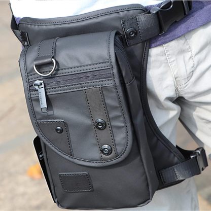 Waterproof Oxford Leg Bag for Men & Women – Versatile Fanny Pack for Motorcycle, Travel & Outdoor Use
