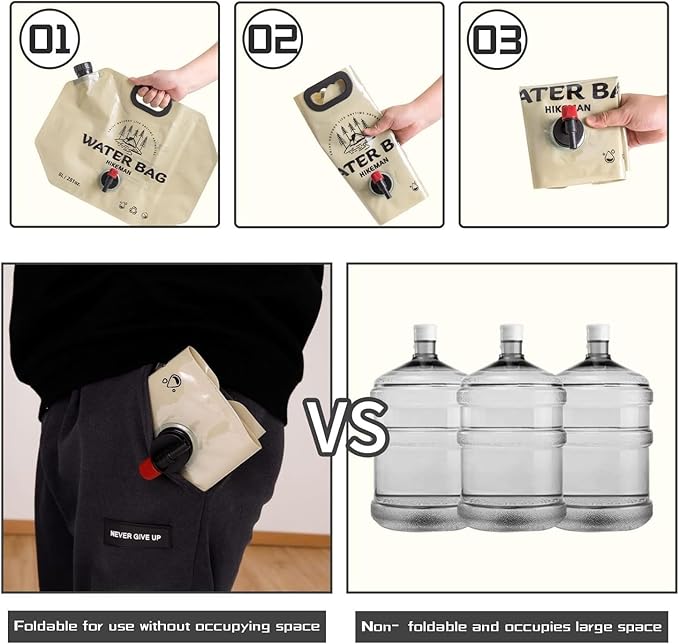 Portable Large Capacity Foldable Water Bag