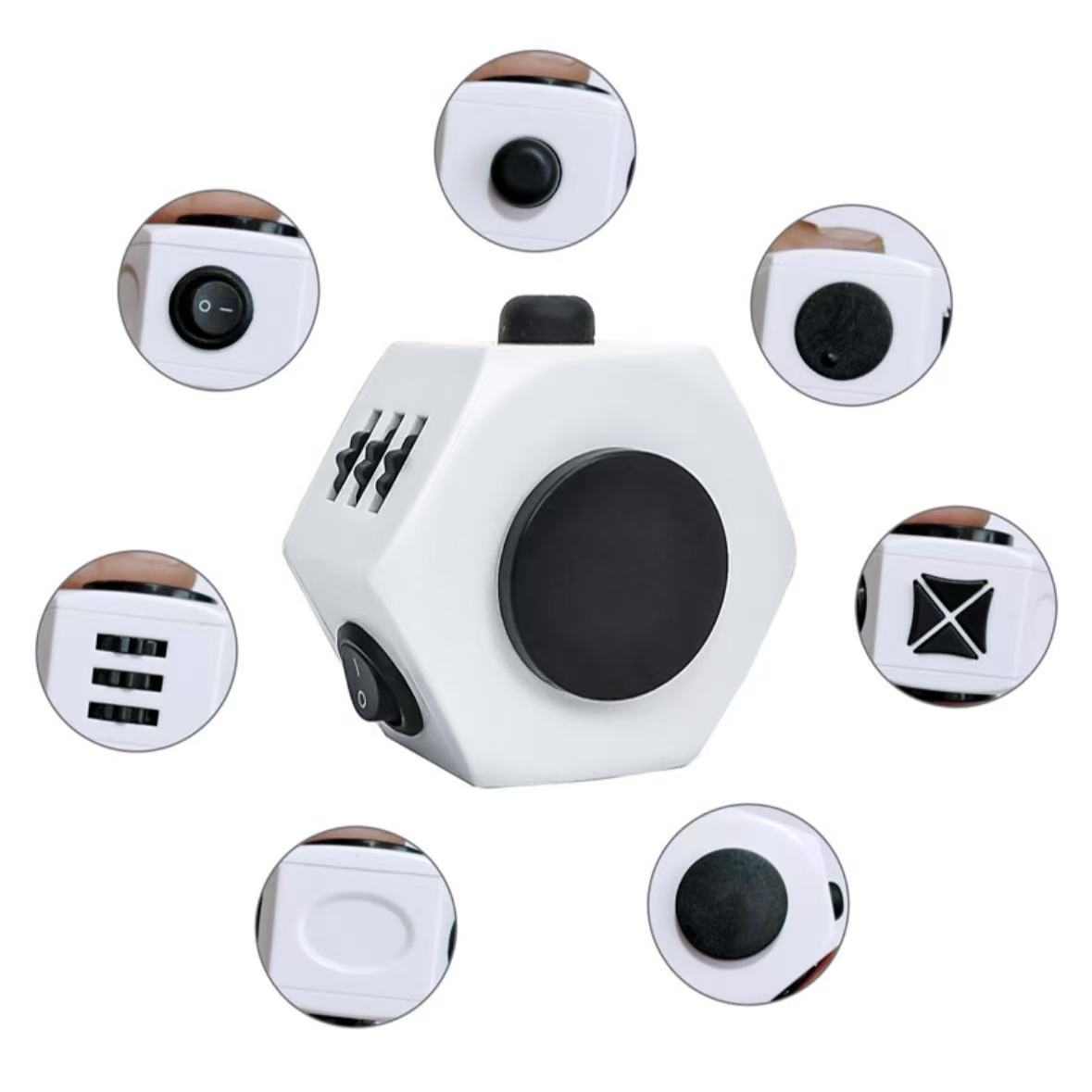 Fidget Cube Decompression Ring Anxiety Toy Relieves Stress 