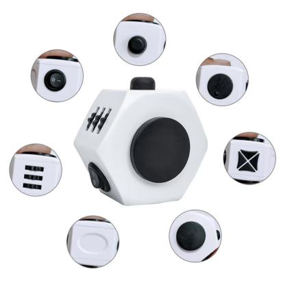 Fidget Cube Decompression Ring Anxiety Toy Relieves Stress 