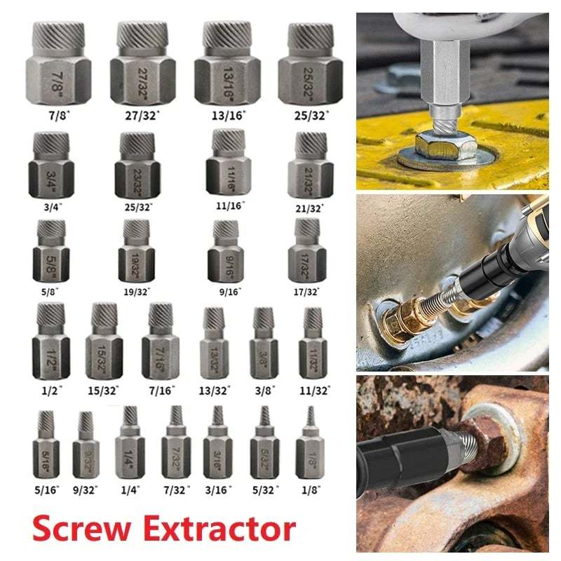 🌟Limited time offer🌟ends today🔥 Screw and Bolt Power Extractor Kit🛠️
