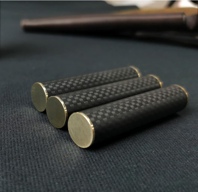 Black Magnetic Sticks Fidget Toys for Fidgeter, 8 Inch Long Magnetic Fidget Cylinder, Creative Three Cylinder Magnet Fidget Toys, ADHD Fidget Toys for School, Stress Relief Spinning Pen Skill Toy