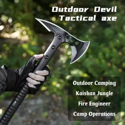 CS Tactical Axe Tomahawk Stainless Steel Blade Outdoor Hunting Camping Survival Axes Hand Tool 