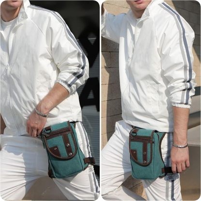 Waterproof Oxford Leg Bag for Men & Women – Versatile Fanny Pack for Motorcycle, Travel & Outdoor Use