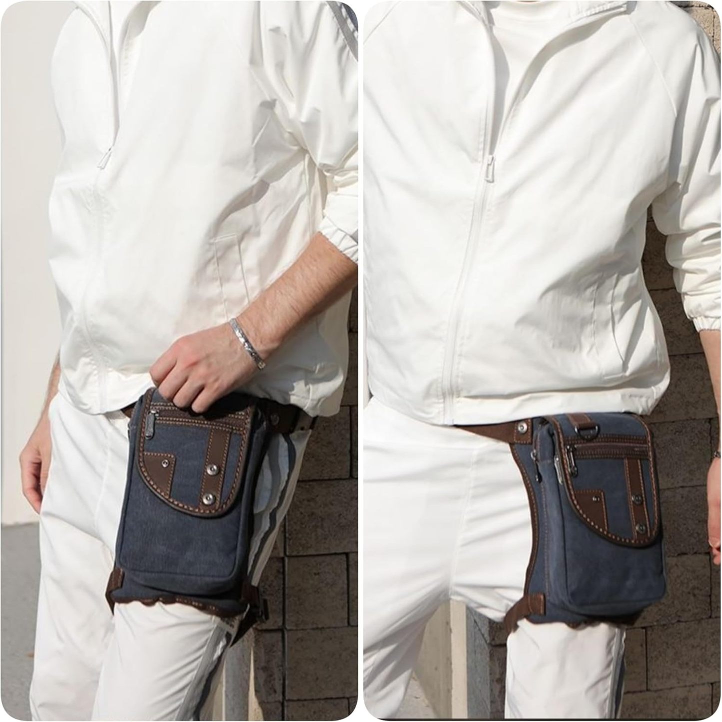 Waterproof Oxford Leg Bag for Men & Women – Versatile Fanny Pack for Motorcycle, Travel & Outdoor Use