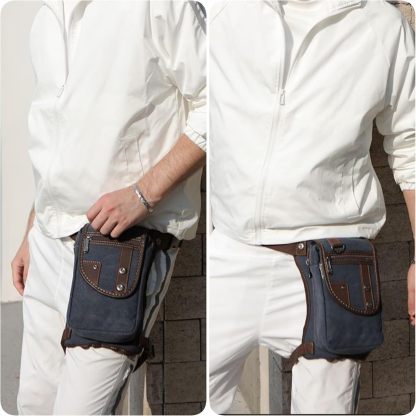 Waterproof Oxford Leg Bag for Men & Women – Versatile Fanny Pack for Motorcycle, Travel & Outdoor Use