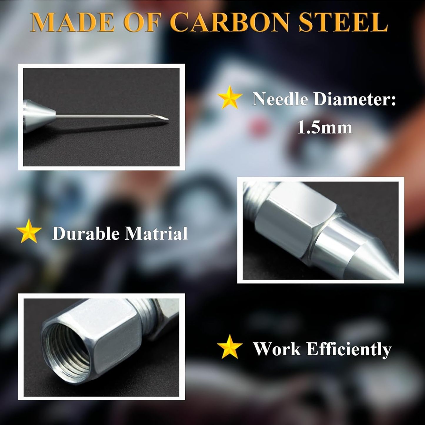 Grease Gun Needle Tip Of The Mouth