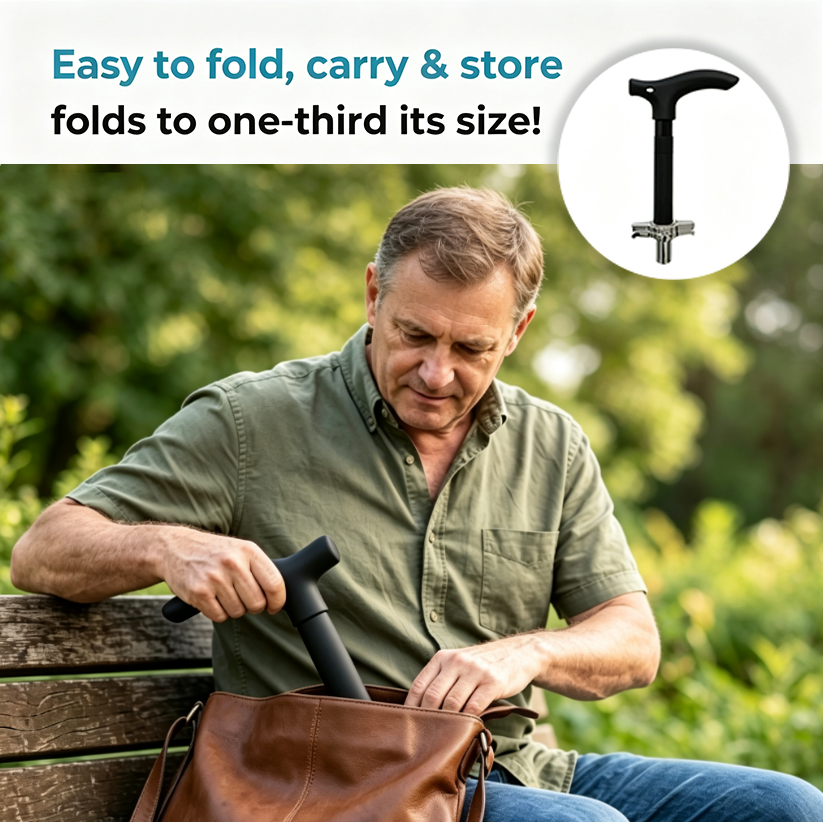 Multi-Function Detachable Support Cane