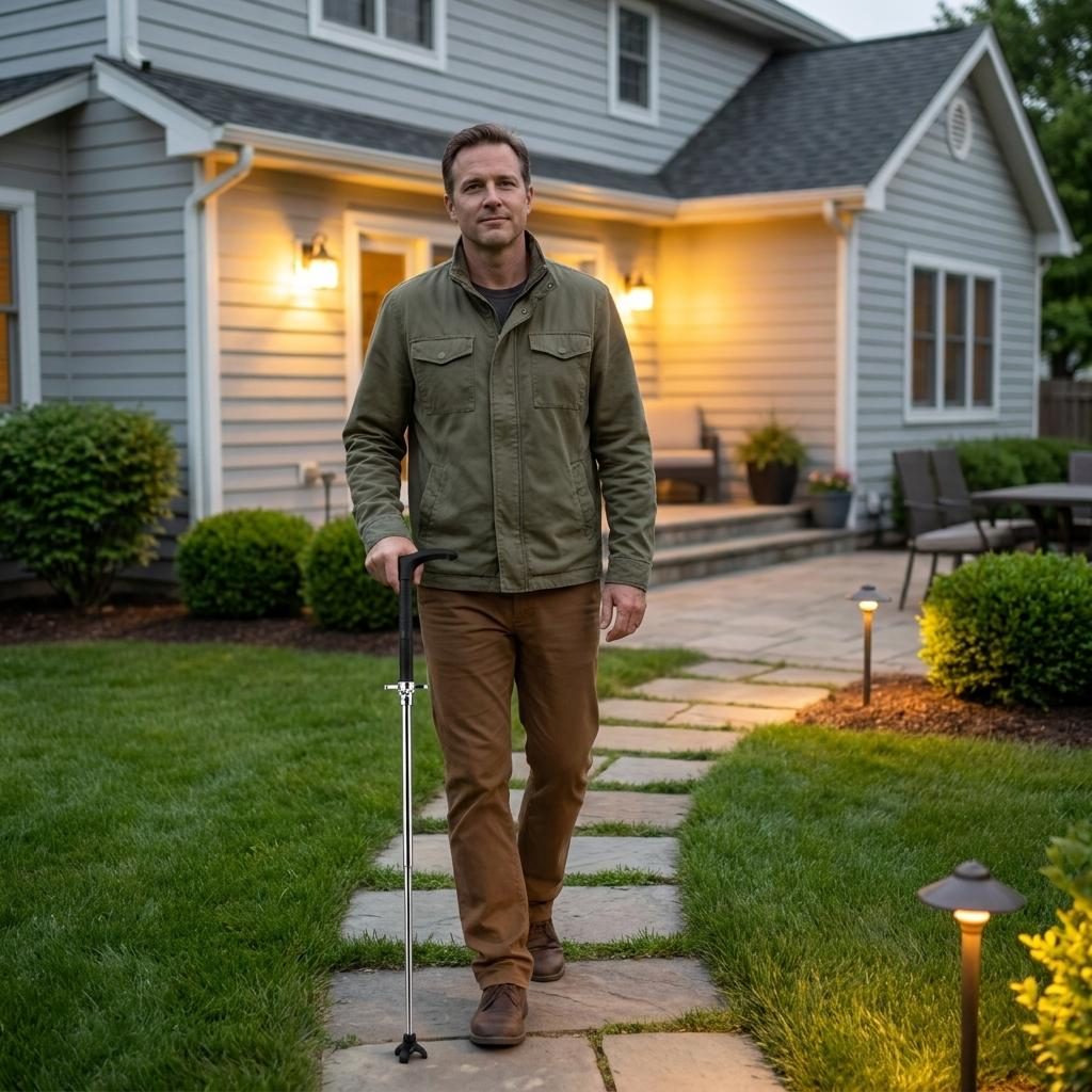 Multi-Function Detachable Support Cane