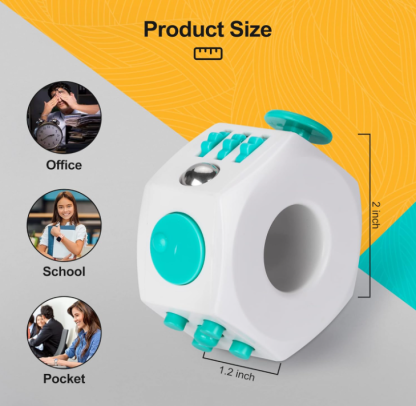 Stress Relief Fidget Cube & Anxiety Ring - Ultimate Decompression Toy🌟 