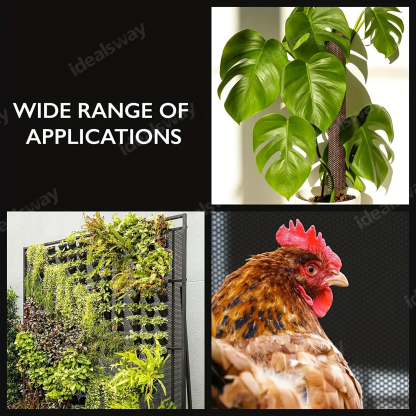 Plastic Chicken Wire Fence Mesh, Hexagonal Fencing Wire For Gardening, Poultry Fencing, Chicken Wire Frame For Crafts, Floral Netting