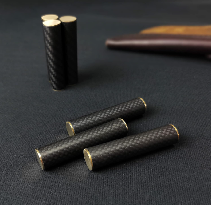 Black Magnetic Sticks Fidget Toys for Fidgeter, 8 Inch Long Magnetic Fidget Cylinder, Creative Three Cylinder Magnet Fidget Toys, ADHD Fidget Toys for School, Stress Relief Spinning Pen Skill Toy