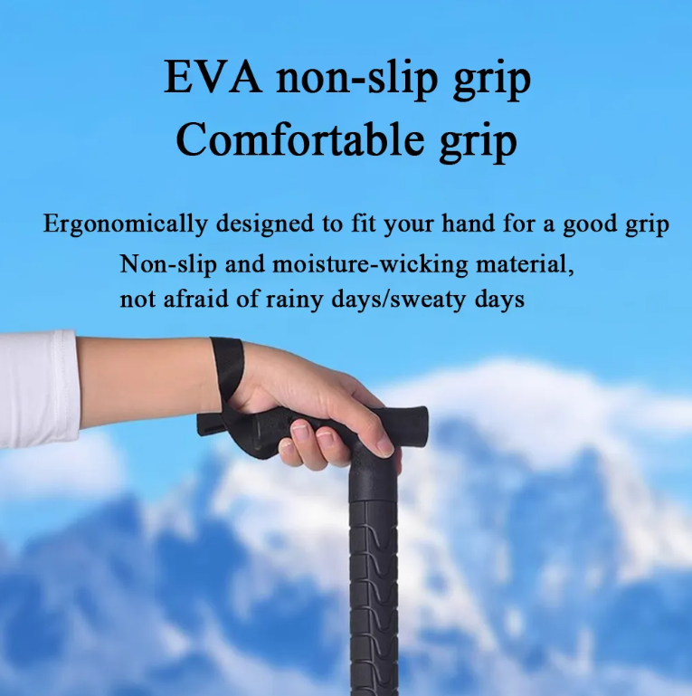  Outdoor Alloy Trekking Pole-Lightweight, Adjustable & Durable for Outdoor Hiking