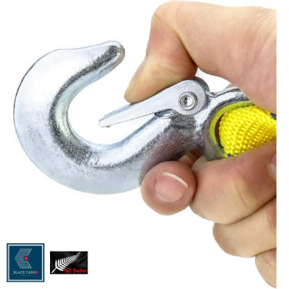 Heavy-Duty Vehicle Tow Strap Tow Rope with Hooks Recovery Rope 5Tons 4Meters