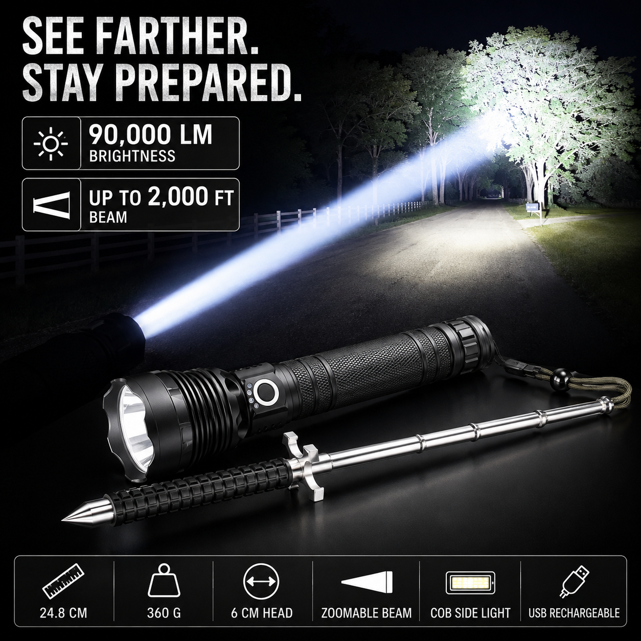 2026 Enhanced Multifunctional Retractable Outdoor Companion