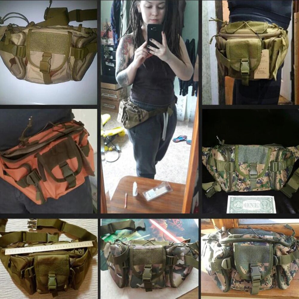 Waterproof military backpack