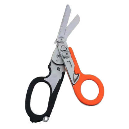 RECON GS2U Reaper x Emergency Response Shears 6 in 1 Multifunctional with Lock Holster