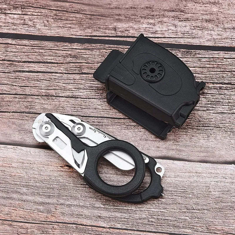 RECON GS2U Reaper x Emergency Response Shears 6 in 1 Multifunctional with Lock Holster