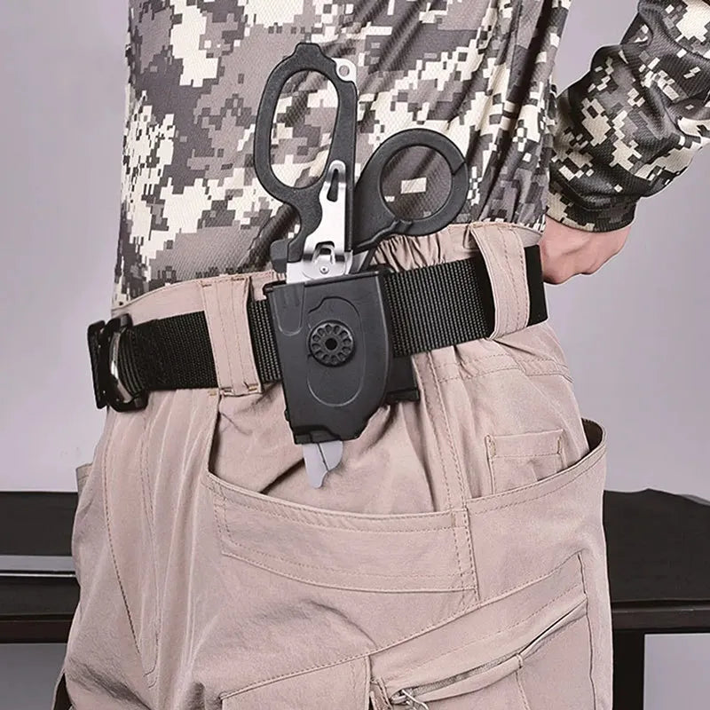 RECON GS2U Reaper x Emergency Response Shears 6 in 1 Multifunctional with Lock Holster