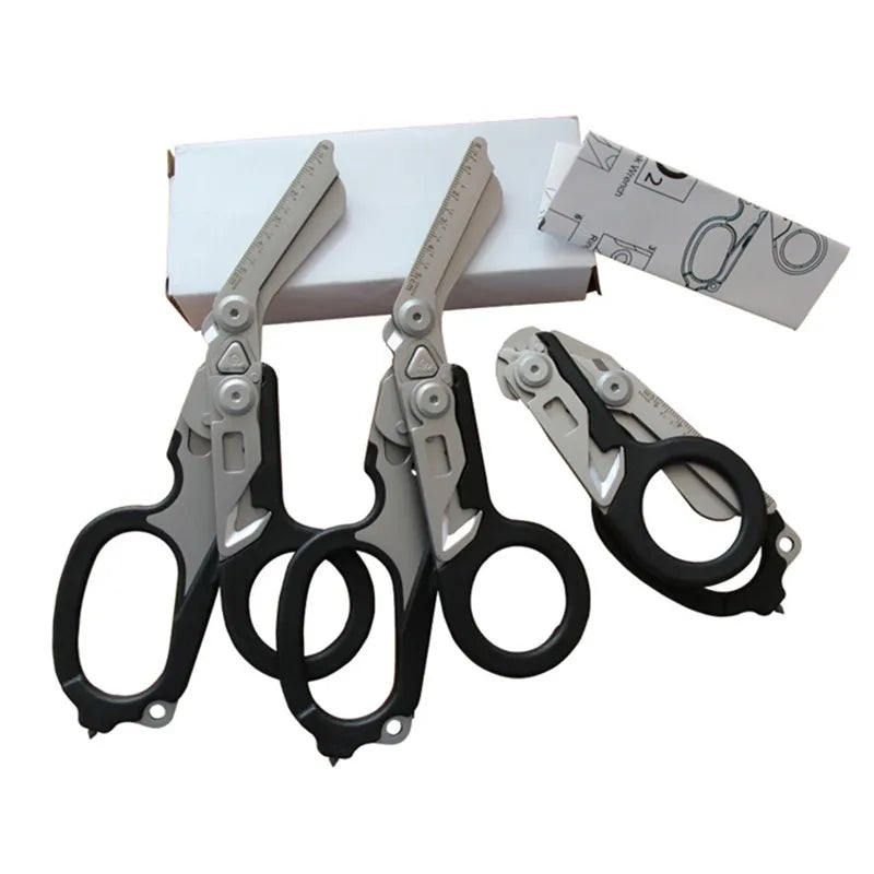 RECON GS2U Reaper x Emergency Response Shears 6 in 1 Multifunctional with Lock Holster