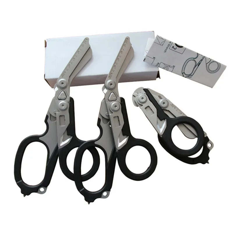 RECON GS2U Reaper x Emergency Response Shears 6 in 1 Multifunctional with Lock Holster