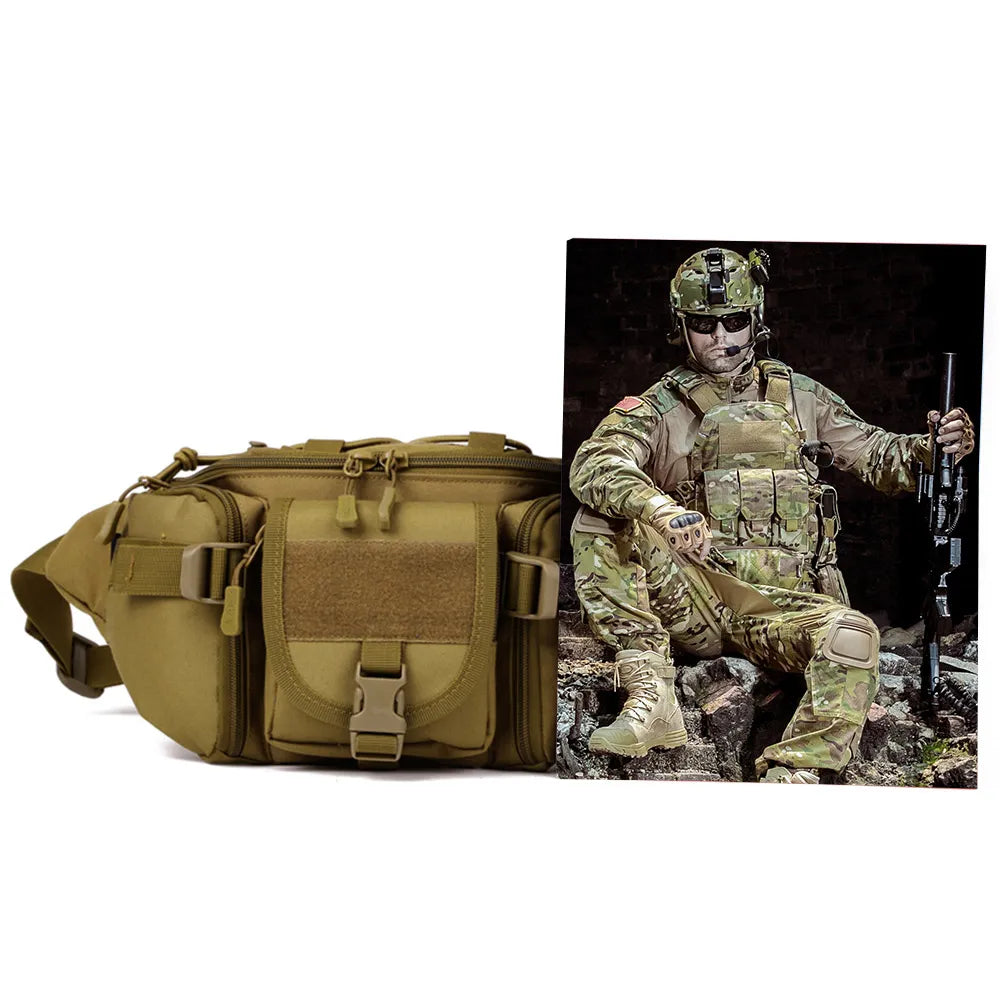 Waterproof military backpack