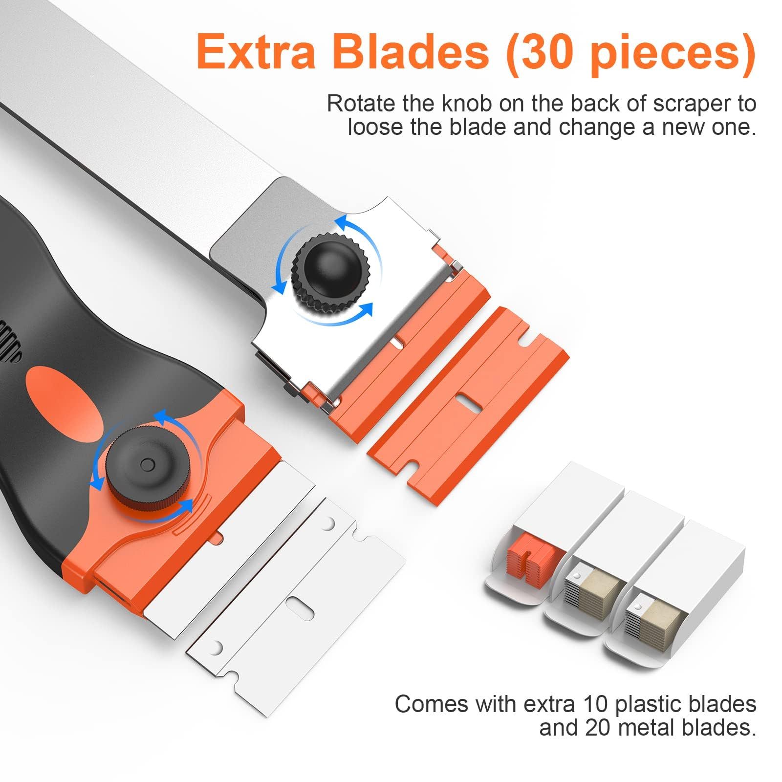 OTOSPEEDIOS 2-in-1 Scraper Remover Tool