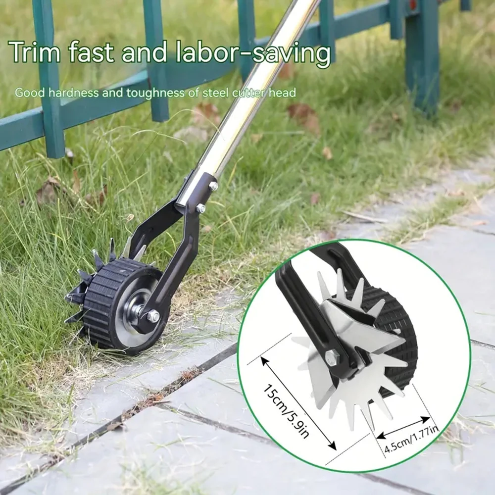 Manual Lawn Edger With Non-Slip Grip Handle High Effective Lawn Trimming Tool For Sidewalk Trimmer Manual Cultivator Tools